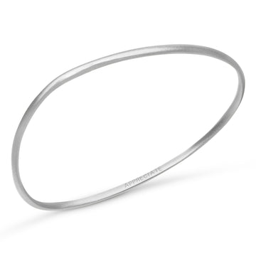 Perfectly Imperfect Sterling Silver Appreciate Bangle
