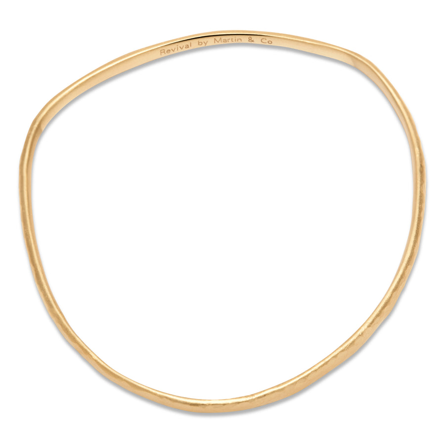 Perfectly Imperfect Gold Embrace Bangle