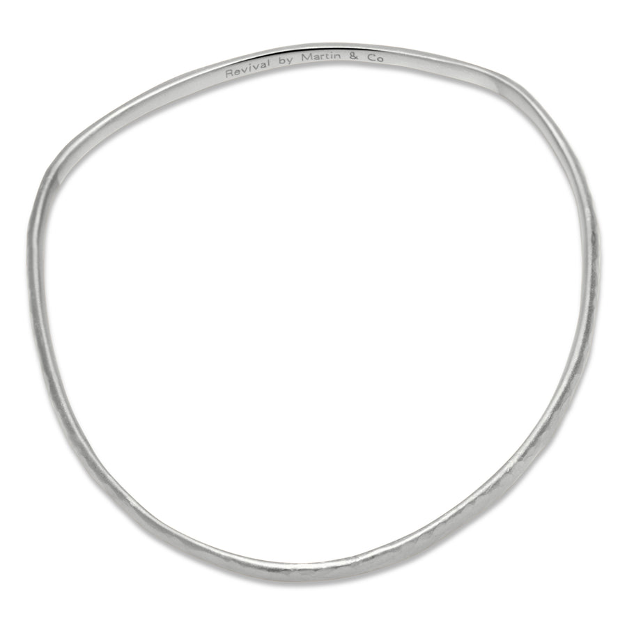 Perfectly Imperfect Sterling Silver Embrace Bangle