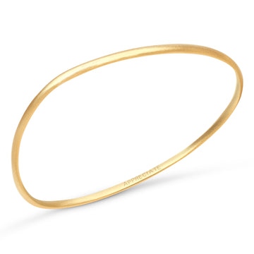 Perfectly Imperfect Gold Appreciate Bangle