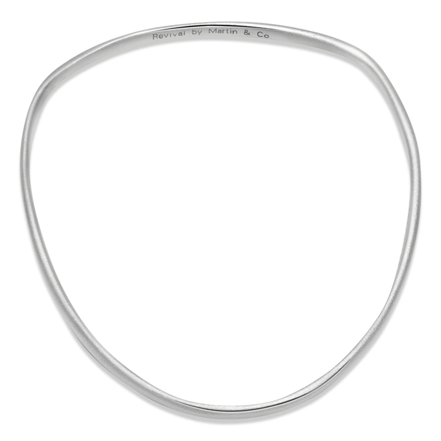 Perfectly Imperfect Sterling Silver Appreciate Bangle