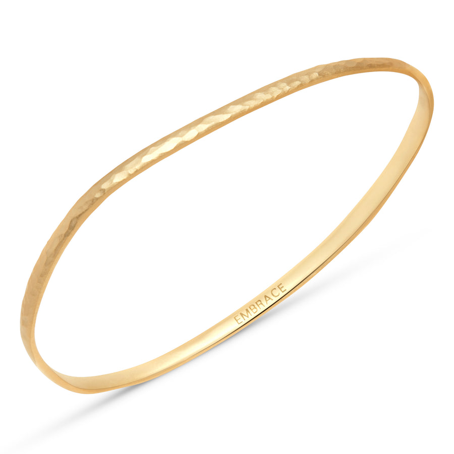 Perfectly Imperfect Gold Embrace Bangle